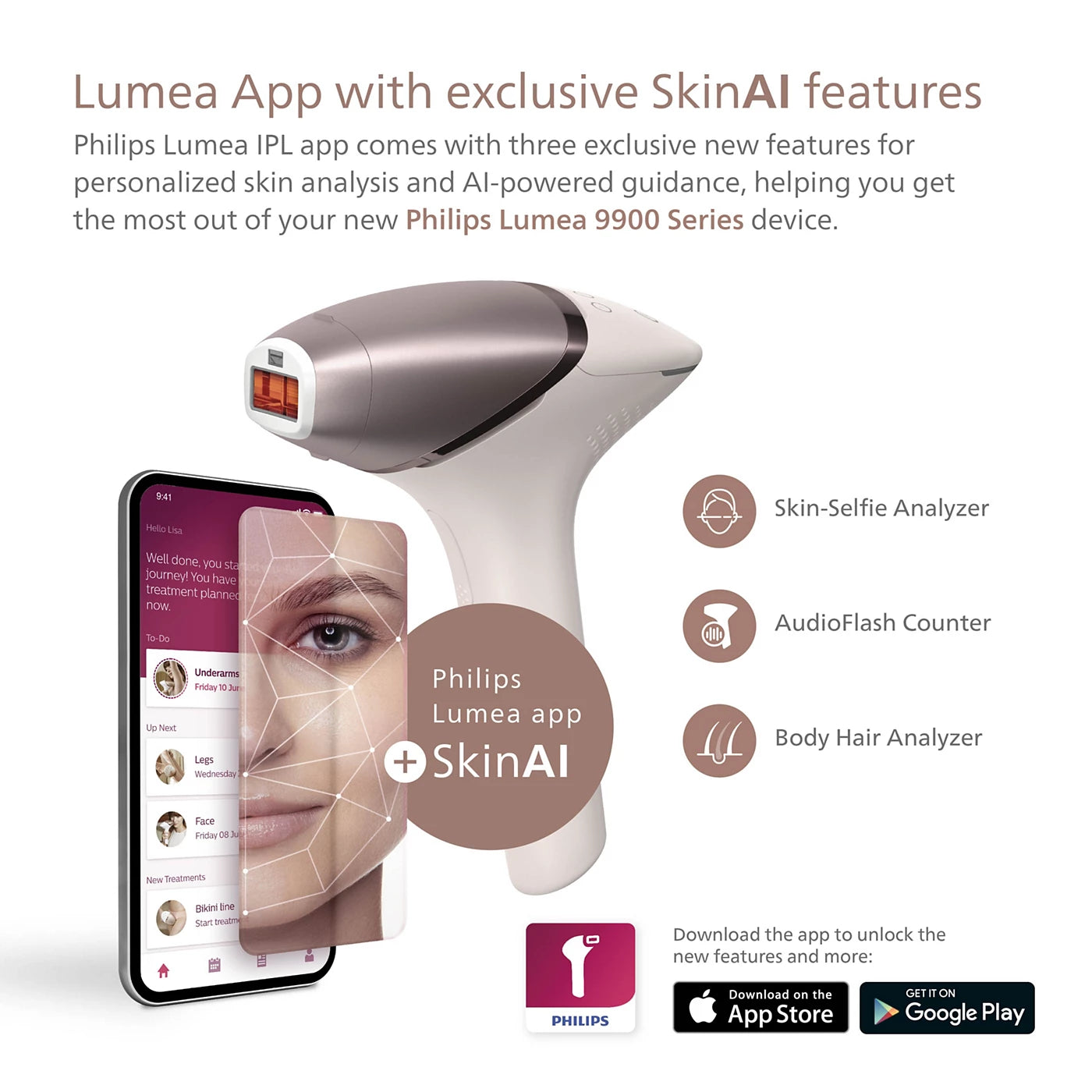 Lumea IPL 9900 Series SmartSkin